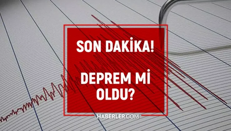 Sakarya deprem mi oldu? Sakarya’da son dakika deprem oldu! Deprem şiddeti ve büyüklüğü kaç, nerede oldu?